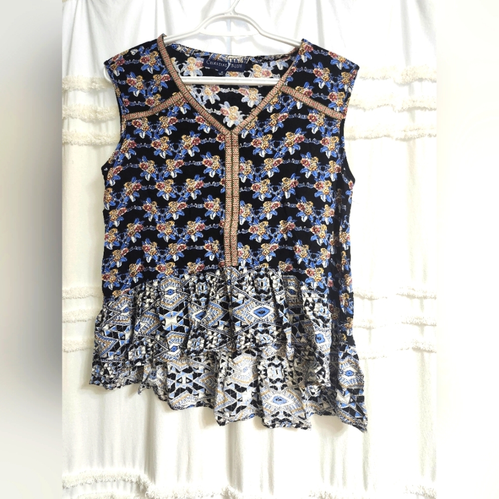 LIKE NEW Celestial Blue top small